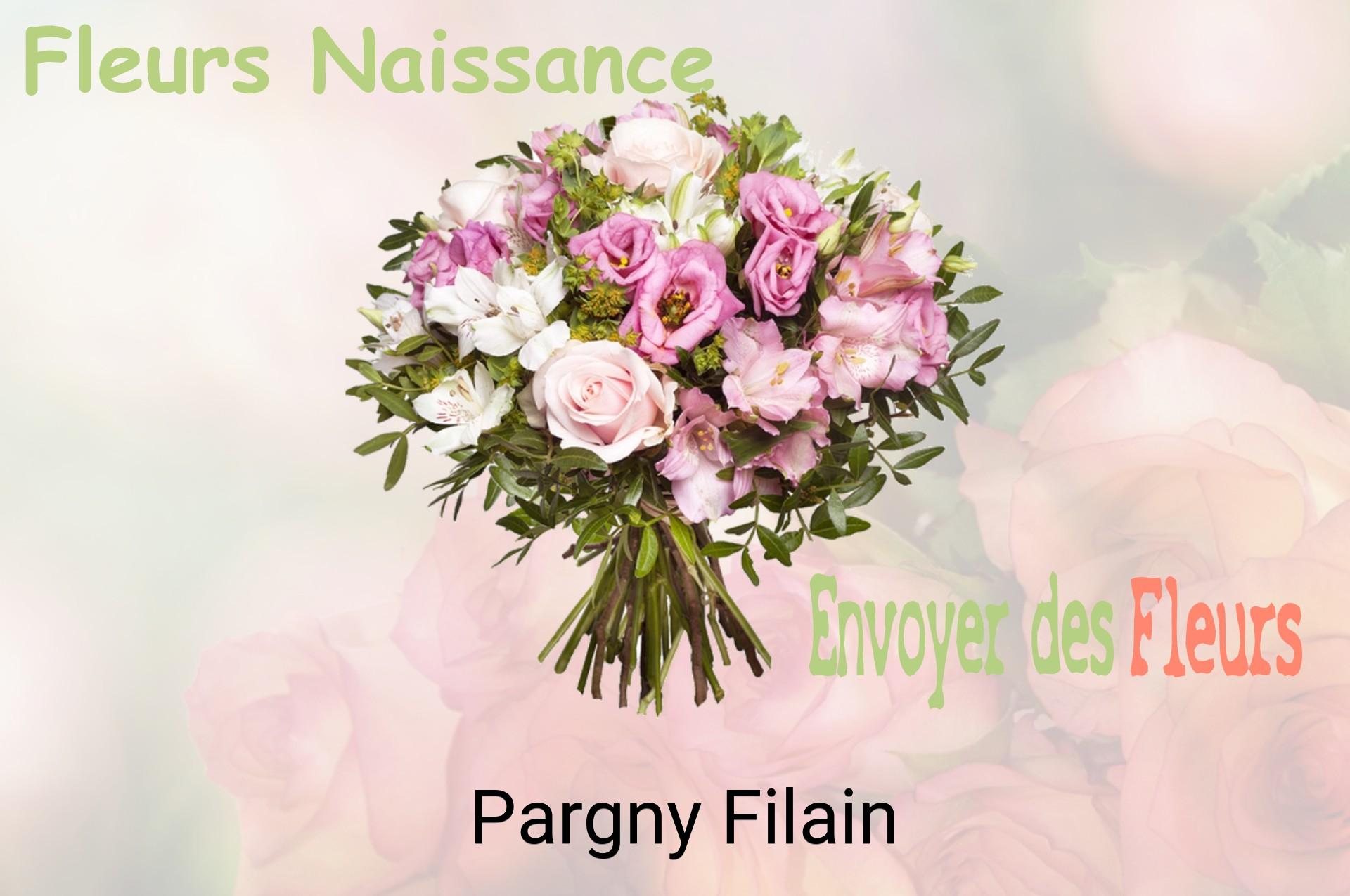 Bouquet de fleurs de naissance livré à Pargny-Filain